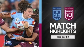 Women's State of Origin 2023 | New South Wales Sky Blues v Queensland Maroons | Match Highlights