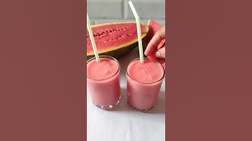 Watermelon milk juice 🥤| summer special refreshing cool cool | #shorts #youtubeshorts