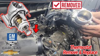 Engine OVERHEATING 🥵 Problem! Cadillac XT5  3.6 Engine Thermostat Coolant Sensor  Part1 #mechanic 