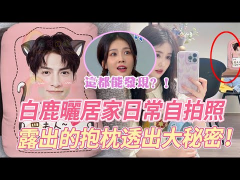實錘了！白鹿曬日常自拍照，露出的抱枕貌似不簡單，深扒才發現竟是老羅送的，署名“羅夫人”也太甜了吧！#罗云熙 #白鹿 #cp #长月烬明