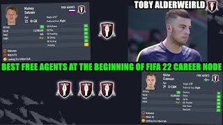 Best Free Agents at the Beginning of FIFA 22 Career Mode