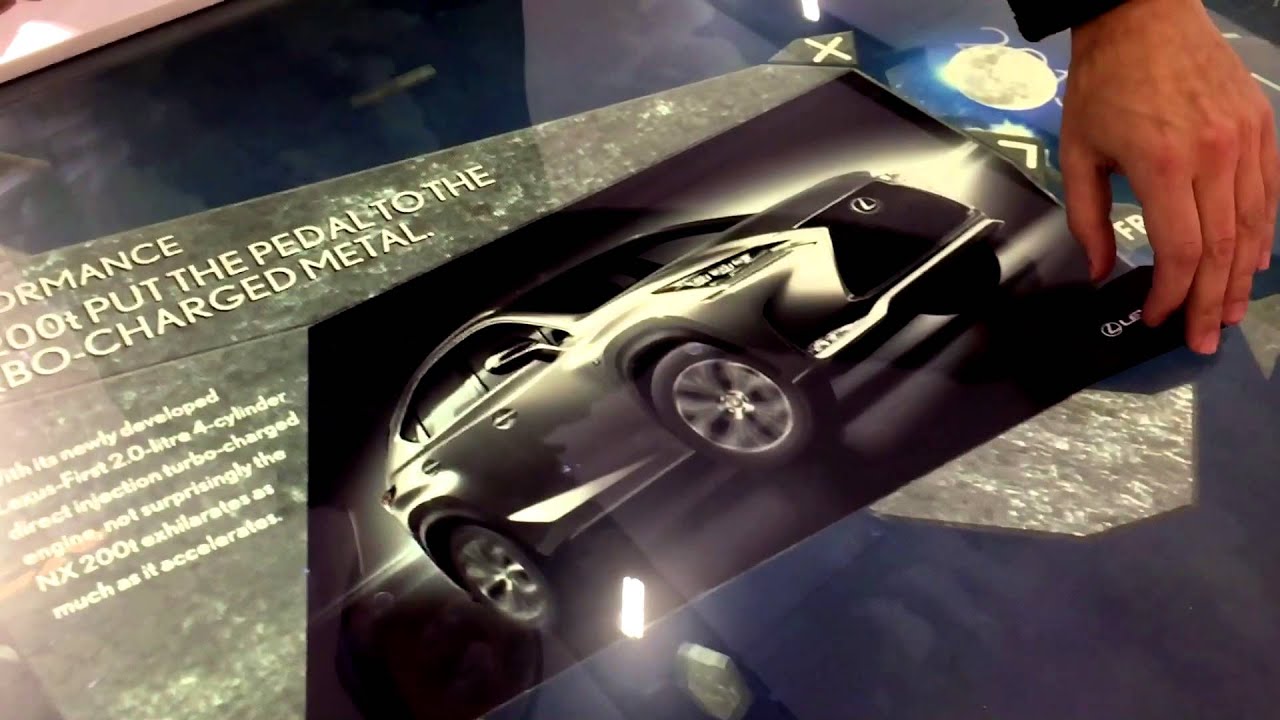 Interactive Touch Displays at The Montreal International Auto Show 2015 ...