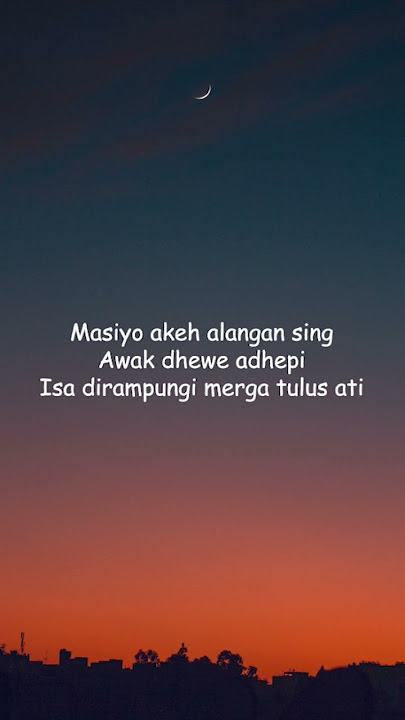 Story WA galau #campursari #nikensalindry #liriklagu