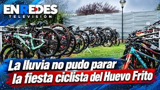 250 CICLISTAS DESAFÍAN A LA LLUVIA PARA MANTENER LA TRADICIÓN DE LA RUTA DEL HUEVO FRITO EN BADAJOZ
