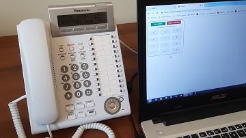 PC call WebRTC your IP PBX Panasonic