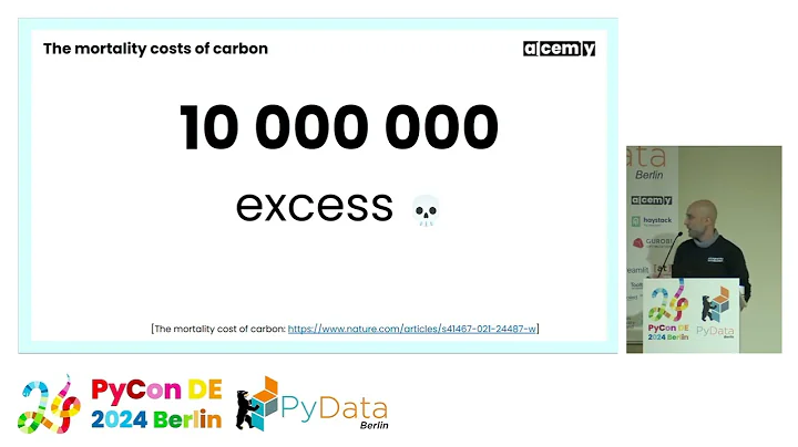 Climate Crisis in Numbers [PyCon DE & PyData Berlin 2024]