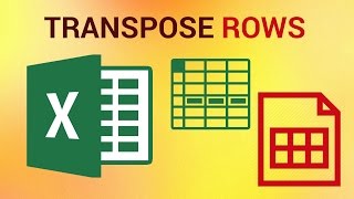How to Transpose Rows and Columns in Excel 2016