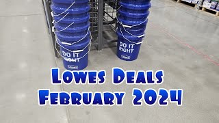 Lowes Deals February 2024