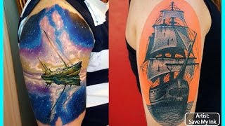 Designs Boat Tattoos For Men & Women | Ship Tattoos For Men & Women