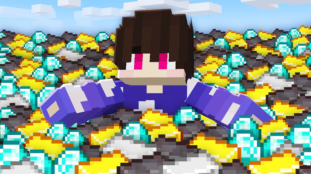 MINÉRIOS INFINITOS NO MINECRAFT!!! *duplicando todos*