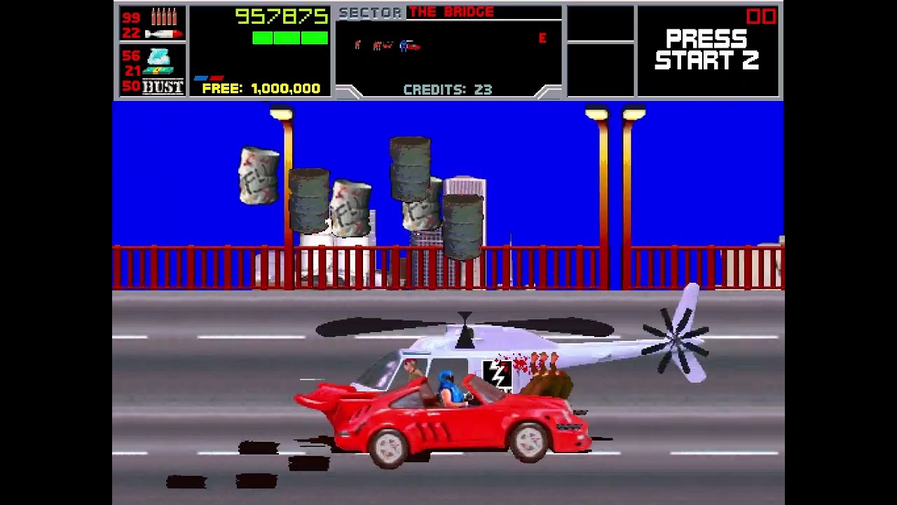 NARC (Arcade) - Extra Hard Playthrough (Max Arrests)