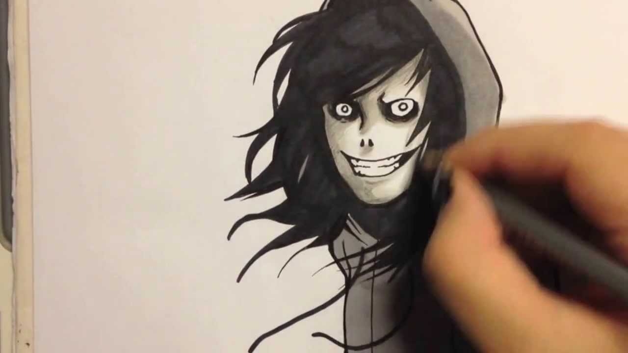 Drawing Jeff The Killer 