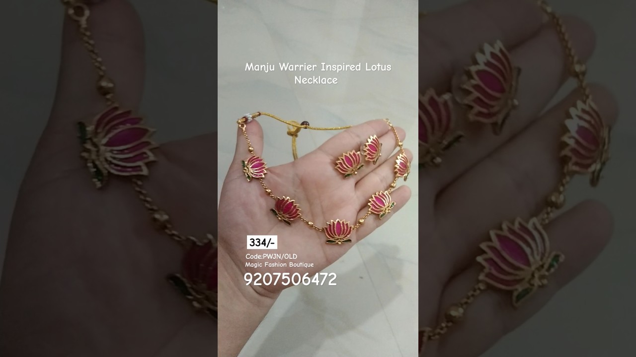 Trending Lotus Necklace 