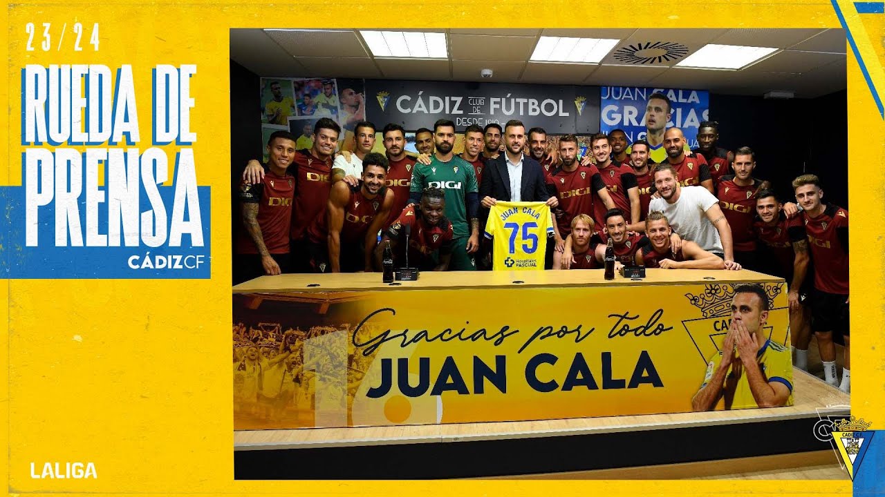 Juan Cala: "Solo tengo palabras de agradecimientos para la familia del Cádiz" | Cádiz Club de Fútbol