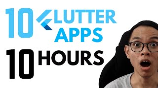 10 Flutter Apps in 10 hours | Coding Challenge | Yikes