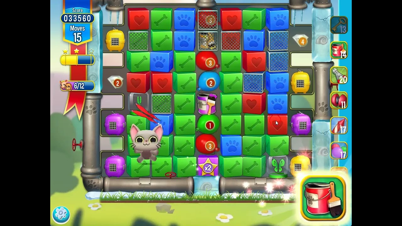 Pet Rescue Saga level 5013 no boosters | PuzzledCubes.site