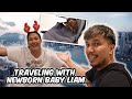 TRAVELING WITH NEWBORN BABY LIAM | BenLy