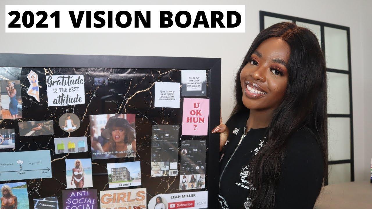 My Vision Board 2021 | 2021 Goals | Vision Board Ideas - YouTube