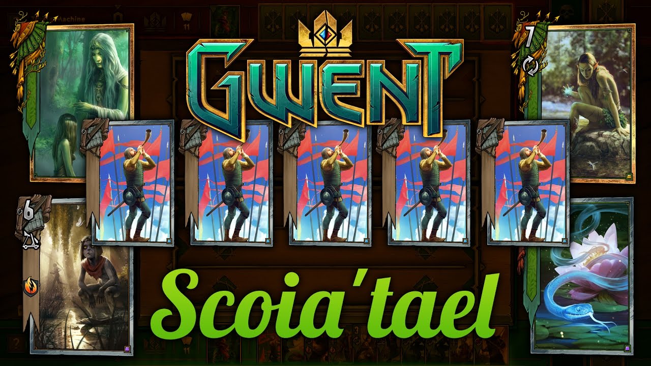 Gwent (Closed beta) - Quintuple Commander's Horn with Scoia'tael