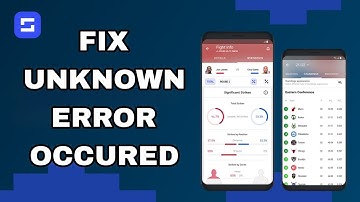 How To Fix And Solve Unknown Error Occured On Sofascore App | Final Solution
