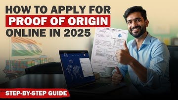 How to Apply for Proof of Origin Online in 2025 | Step-by-Step Guide | iiiEM