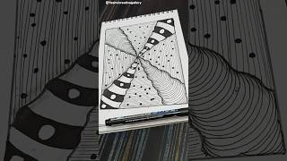 Day-32❤️ Easy Doodle Art Tutorial #doodleart #drawing #art #zentangle #sketch