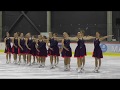 Team amber lat synchronized skating sp latvian championships 2017