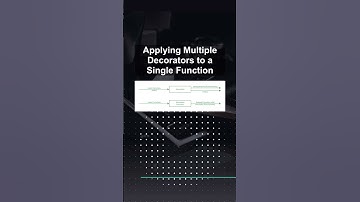 Applying Multiple Decorators to a Single Function ##ai ##artificialintelligence ##machinelearning