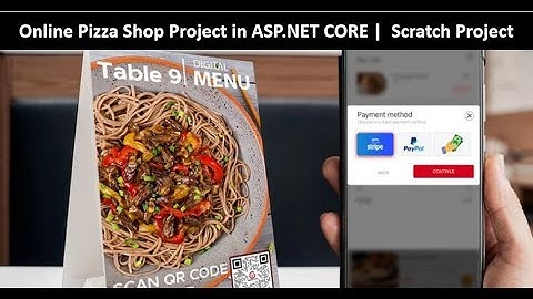 Online E-commerce Pizza Shop project in ASP.NET CORE 7.0 | Web API and Web Application part 1