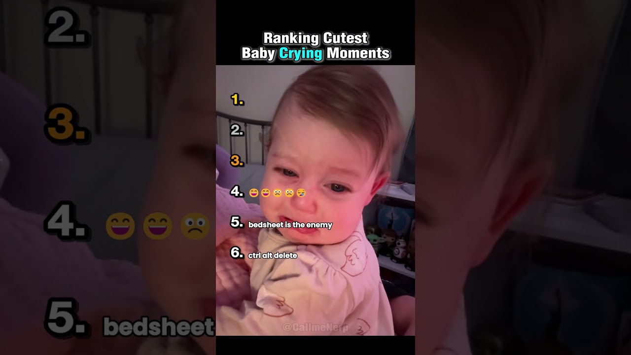 Ranking Cutest Baby Crying Moments 👶😭