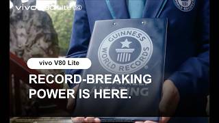 vivo V80 Lite | RECORD-BREAKING POWER IS HERE!