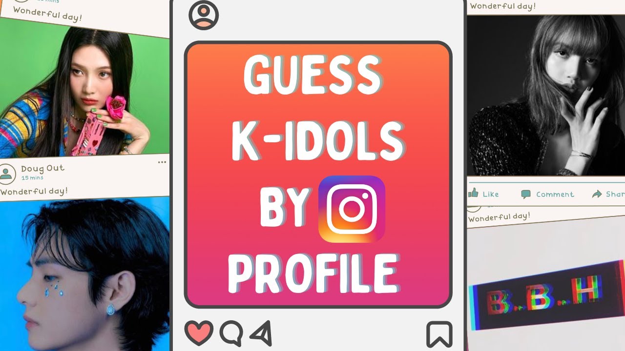 GUESS KPOP IDOLS BY THEIR INSTAGRAM PHOTO PROFILE !!!