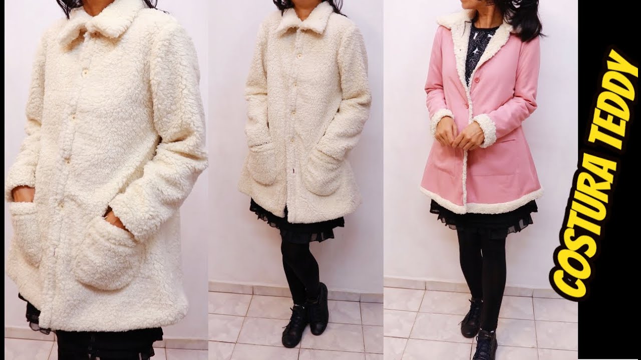 COSTURA INICIANTE  TEDDY DUPLA FACE  DIY  Luciete  Vasconcelos