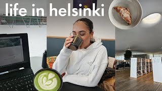 Life in Helsinki | productive days, cafés, getting work done, library visit 📚