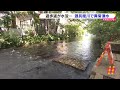 遊歩道が水没…源兵衛川で異常湧水（静岡県）