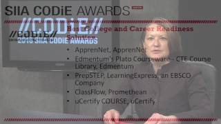 2016 SIIA CODiE Awards uCertify COURSE