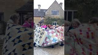 In for 2025: Quilt Parades! 🪡⭐️ | Alice Caroline Red Liberty Gingham Patchwork Picnic Quilt Alice Caroline