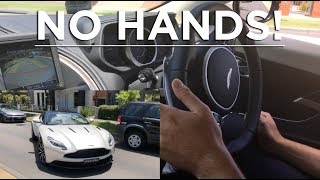Parking an Aston Martin DB11 with NO HANDS!