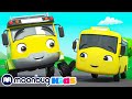 Buster & Daddy Fly A Kite - Stuck In the Mud | Go Buster Cartoon | Videos For Kids | Moonbug Kids