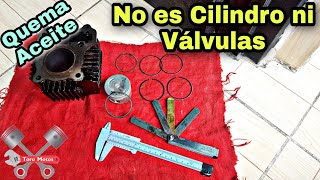 My motorcycle consumes oil but doesn't smoke 💔