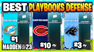 THE 10 BEST DEFENSIVE PLAYBOOKS IN MADDEN 23 (BEST DEFENSE MADDEN 23)