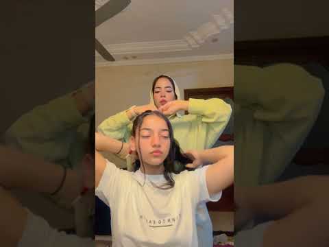 خارجين نتصور بجهز سما وريماس وبنجرب تسريحات شعر جديده 