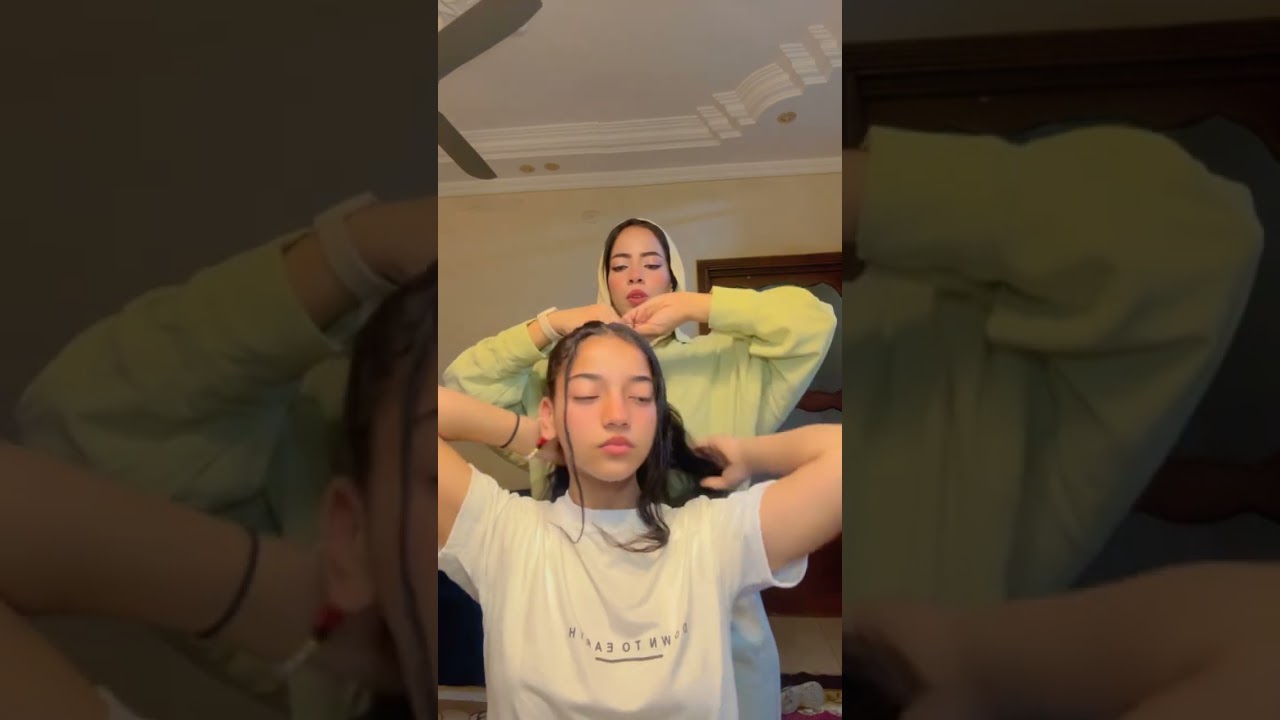 خارجين نتصور بجهز سما وريماس وبنجرب تسريحات شعر جديده😍