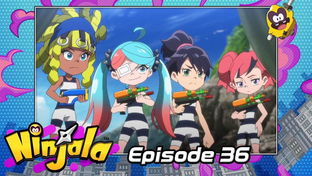 Ninjala Anime -Episode 36-【Ninja Beach Break】[Available Until 7
