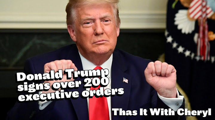 Here are the executive orders that President Trump signed on his first day.