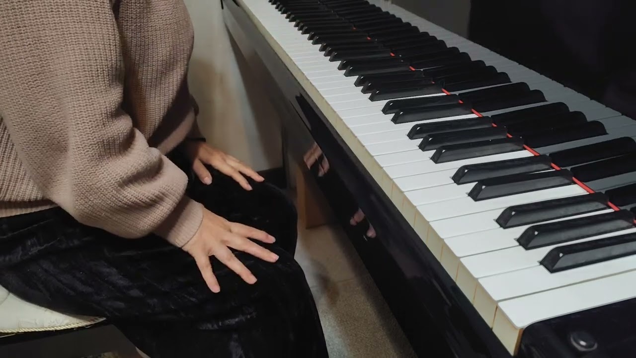 ﾌﾞﾙｸﾐｭﾗｰ25の練習曲ゆっくり「アラベスク」解説つき