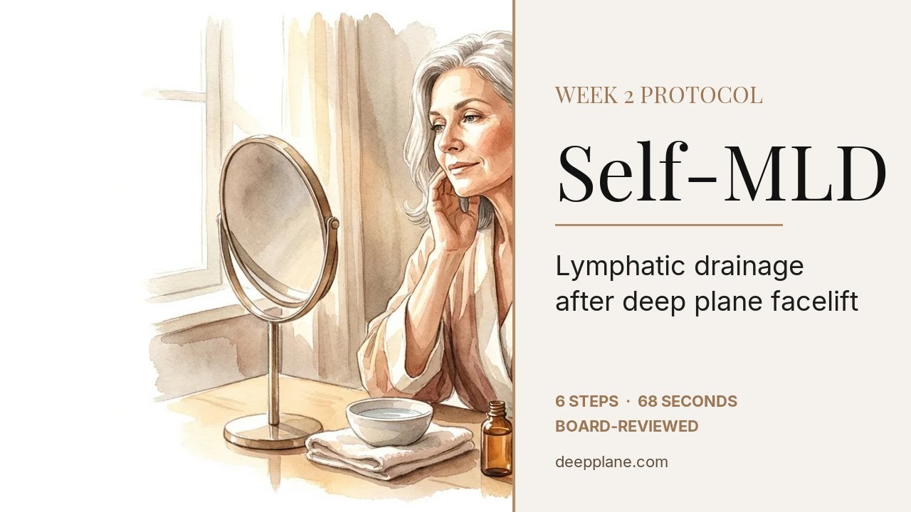 Self-MLD After Deep Plane Facelift · Week 2 Protocol