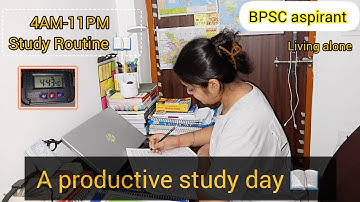 A day in life of Bpsc aspirant ||71st Bpsc preparation ||Productive day of my life||