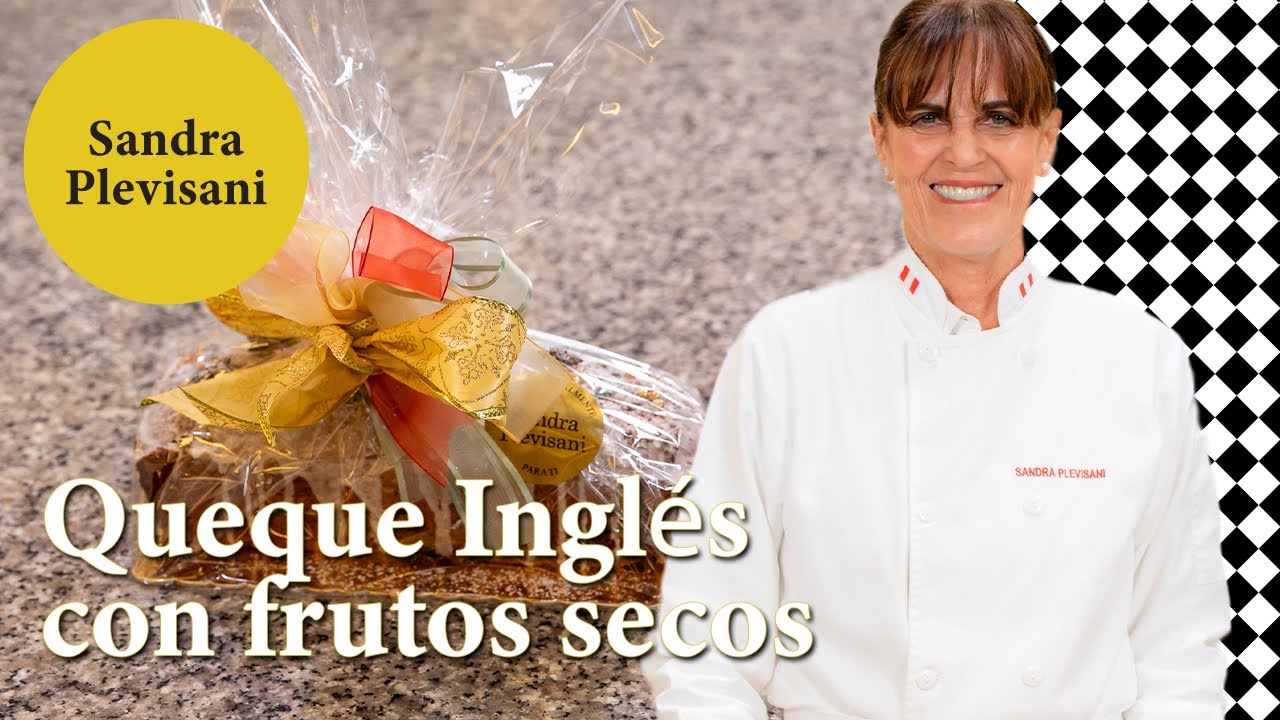 Queque inglés con frutos secos Navideño | Sandra Plevisani