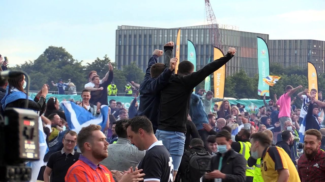 Scottish Fans React To Euro 2020 Draw With England